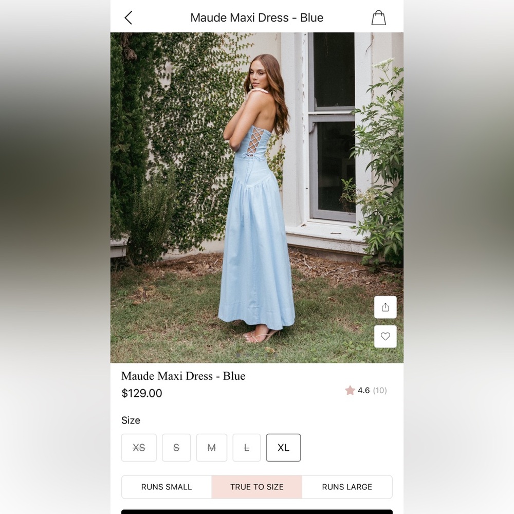Blue Maxi Dress